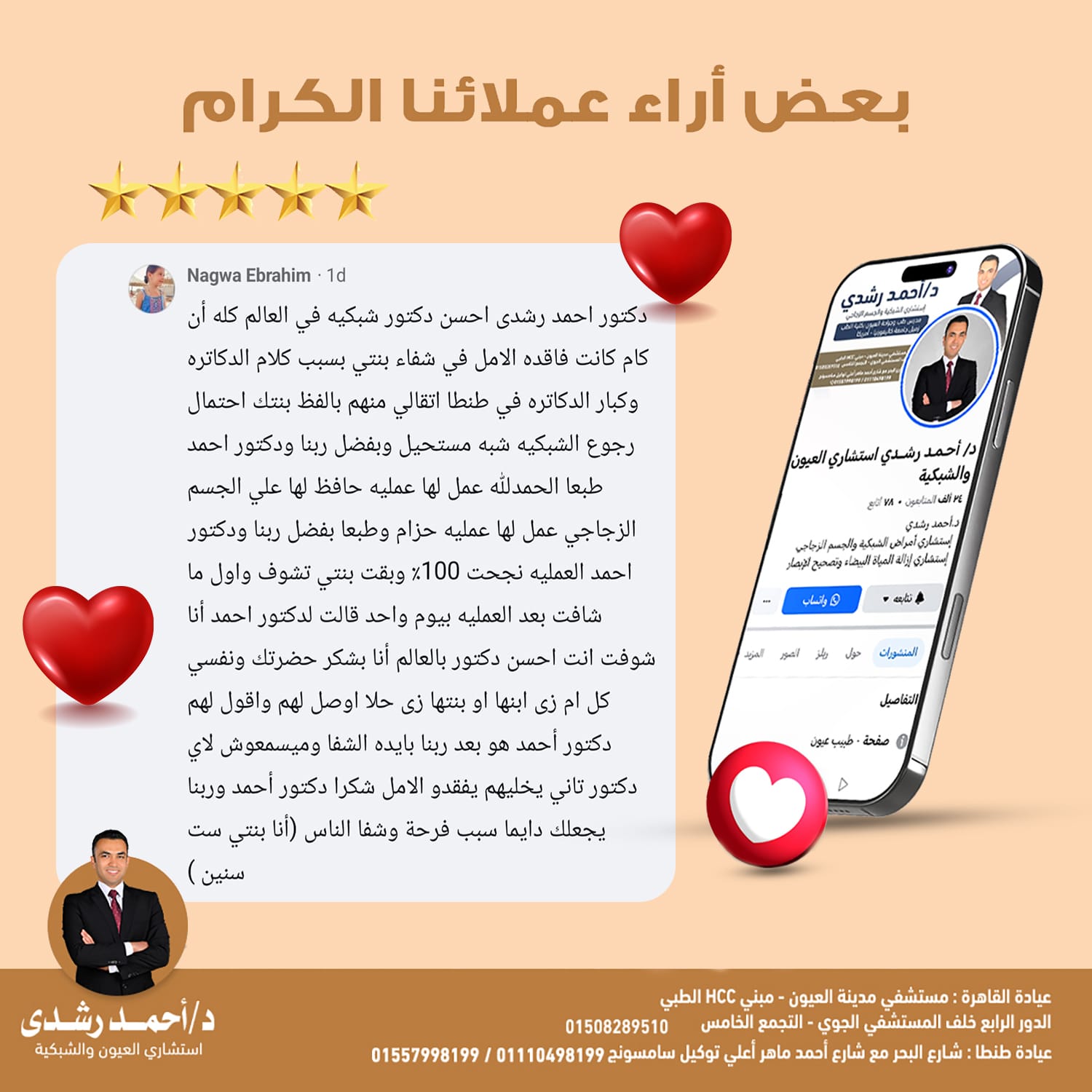 بعد علاج انفصال مزمن في شبكية العين